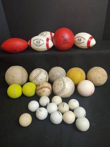 lot 615 image: Assorted Sports Ball