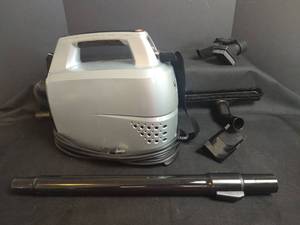lot 624 image: Hoover Handheld Vacuum with Attachments and Shoulder Strap