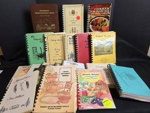 lot 640 image: Church and Community Cookbooks