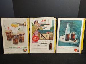 lot 685 image: Vintage Coca-Cola National Geographic Magazine Cover Advertisements