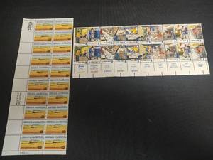 lot 719 image: Vintage U.S. Postal Service Stamp Lot, Rural America and People Serving You