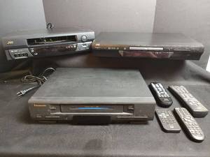 lot 833 image: JVC and Panasonic Media Electronics with Miscellaneous Remote Controls