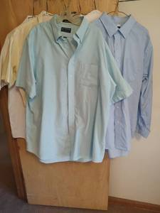 lot 888 image: Assorted Mens Shirts, Sizes 17.5 and 18