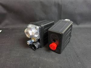 lot 930 image: 2 Zinianfa Air Compressor Pressure Switches 240 Volt, 20 Amp, Max Bar 12, PSI 175