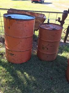 lot 1201 image: Metal Burn Barrels