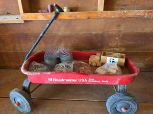 lot 1263 image: Roadmaster USA Rust Resistant Body Wagon with Metal Slinky and More