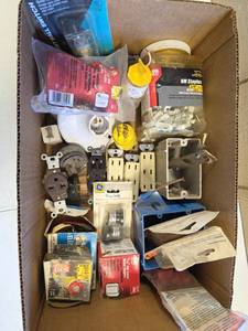 lot 1587 image: Lot of Electrical Supplies and Hardware Assorted