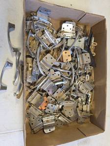lot 1594 image: Metal Hinges Brackets Hardware