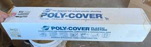 lot 1640 image: Warp Bros Poly-Cover 6X12-C Clear Plastic Sheeting (6 mil - 12ft wide)