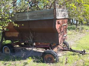 lot 2008 image: Farm Wagon Trailer - see description for removal information