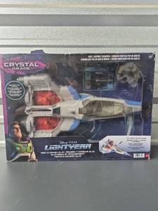 lot 240 image: Mattel Disney Pixar Lightyear Test & Crash XL-01 Crystal Grade