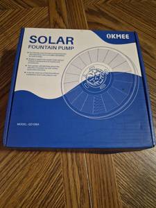 lot 302 image: OKMEE Solar Fountain Pump GD109A