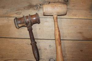 lot 2745 image: 2 Wooden Gavels