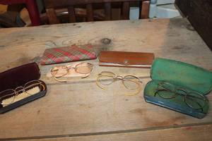 lot 2756 image: Antique Glasses with Cases