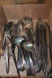 lot 2766 image: Vintage Victor Silver Co. Silverware