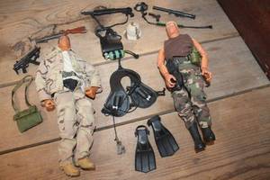 lot 2803 image: Vintage GI Joe Figures and More
