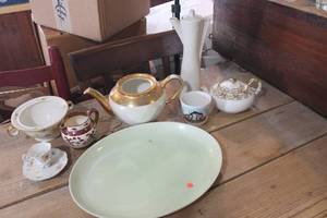 lot 2818 image: Vintage Tea Pots, Creamer and More