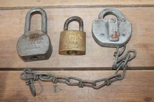 lot 2825 image: Antique Locks