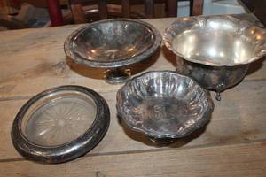 lot 2877 image: Vintage Silver Bowls and More