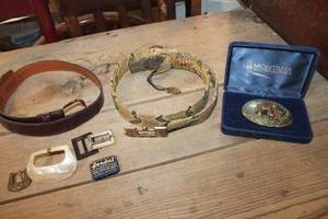 lot 2918 image: Vintage Belt Buckle and More