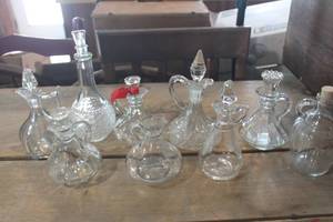 lot 2923 image: Vintage Cruet Bottles & More