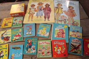 lot 2941 image: Vintage Childrens Books and Paper Dolls