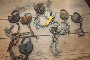lot 2967 image: Antique Locks with some Keys