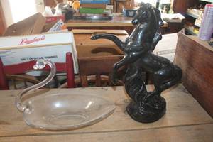 lot 2992 image: 17 Tall Horse Figurine and More