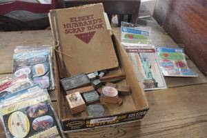 lot 3000 image: Vintage Scrap Book, Stamps & More