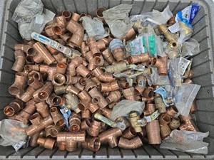 lot 11668 image: Copper Fittings Bulk Lot