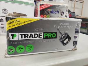 lot 18715 image: Trade Pro Universal Evaporator Motor - Model TP-E75-3SP1