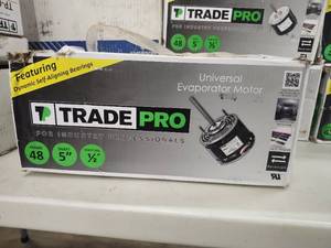 lot 18722 image: Trade Pro Universal Evaporator Motor Frame 5 12 Dia