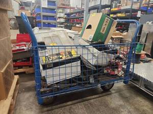 lot 18730 image: Cart Full of Mixed Tools and Accessories
