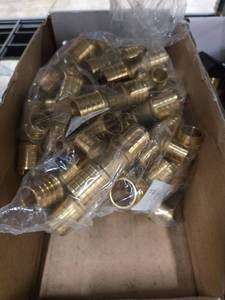 lot 11691 image: Brass Fittings 14 x 12 Lot