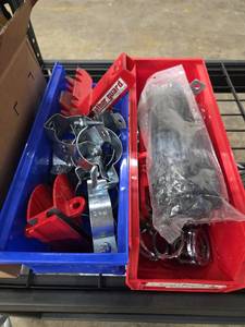lot 11698 image: Plumbing Fixtures Lot Clamps Connectors Couplings Straps PVC and More
