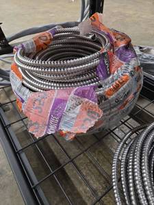 lot 11699 image: Flexible Metal Conduit and PVC Conduit Coil Lot