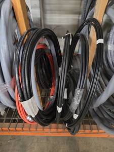 lot 18752 image: Lot of Electrical Cables and Cords Multiple Gauges and Colors
