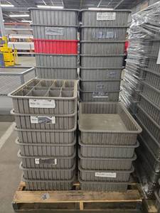 lot 18760 image: Pallet of Plastic Storage Containers - Approximately 35