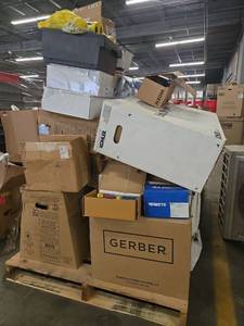 lot 18762 image: Bulk Lot of BathToilet Parts including Tanks, Shower Rebuild Kits, Vinyl Flappers,   Water Heater Repair kits, Gas Control Valves, Faucets, Copper Fittings, and Much  More