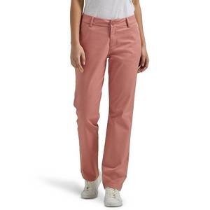 lot 18346 image: Lee Womens Straight Leg Wrinkle Resist Stretch Pant, 14 Medium