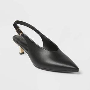 lot 18407 image: A New Day Womens Samantha Heels Memory Foam Black Size 8