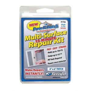 lot 18427 image: Fernco 4 in. Fiberglass Multi-Surface Repair Kit, 2 Pack