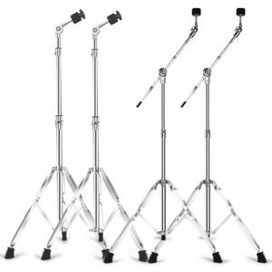lot 18514 image: Seteol Cymbal Stand Combo Set 4-Pack Adjustable