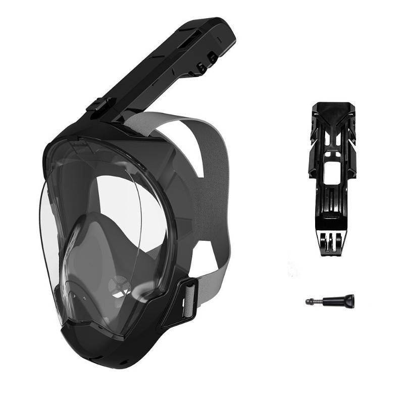 lot 84188 image: NEW US Snorkel Face Mask Swimming Scuba Set Full Anti-Fog Diving For Kid Adult Gopro LARGE