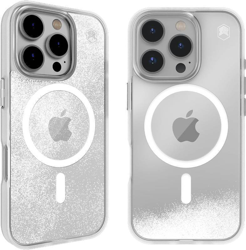 lot 65768 image: STM Relax Sand MagSafe  Case for iPhone 16 Pro - Designed to Calm Your Mind Through Liquid-Like Moving Sand - High-Clarity Durable Polycarbonate- Enhanced Drop Protection - ClearWhite
