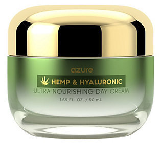 lot 65820 image: AZURE Hemp Seed Oil & Hyaluronic Acid Ultra Nourishing Day Cream - Rejuvenating & Anti Aging Moisturizing Face Cream - Restores Tired & Dehydrated Ski