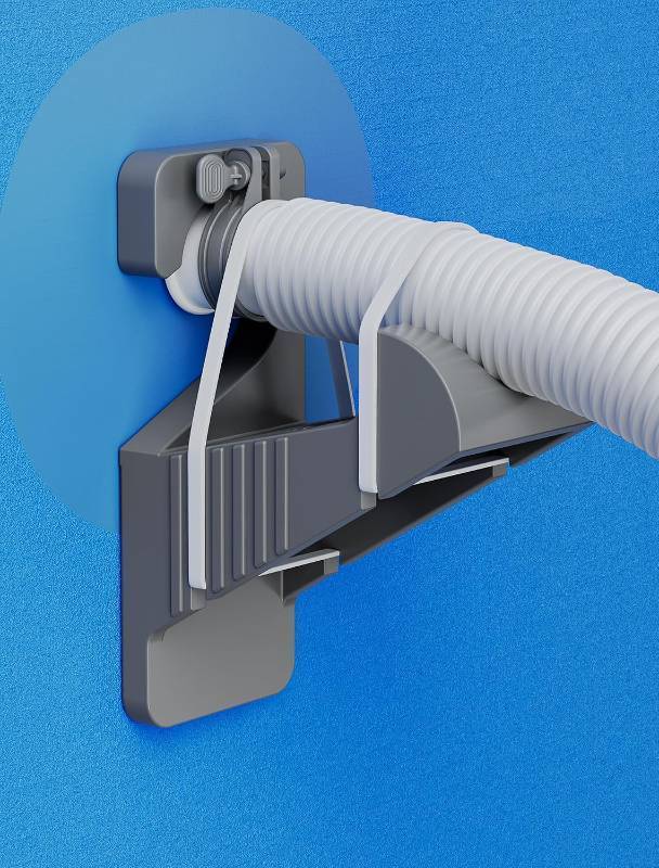lot 65835 image: SHAPON 2Pcs Swimming Pool Pipe Holders, Above Ground Pool Accessories Compatible with Intex Pools, Pool Hose Support Bracket   Prevents Pipe Sagging for Pool Accessories  UV-resistant plastic,
