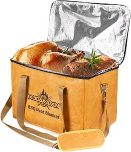 lot 65854 image: BBQ Blanket for Resting Meat Reusable BBQ Resting Bag for Meats, Ideal for Large BrisketBeefPork ShouldersTurkeys. Perfect for Outdoor Smoking and Grilling,Gifts for MenDad