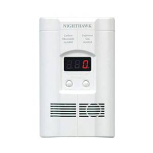 lot 65860 image: Kidde Nighthawk Plug-in Electrochemical Explosive Gas and Carbon Monoxide Detector RETAIL $77.00