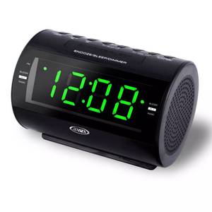 lot 65898 image: Jensen AMFM Digital Dual Alarm Clock Radio with Nature Sounds OPEN BOX NOT TESTED. APPEARS NEW.